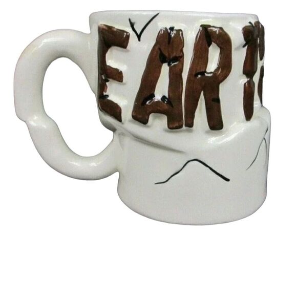 Vintage Universal Studios Florida Earthquake Ride Attraction Coffee Mug Cup - Picture 2 of 5